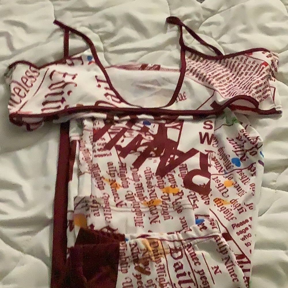 Spaghetti straps tank top with pants